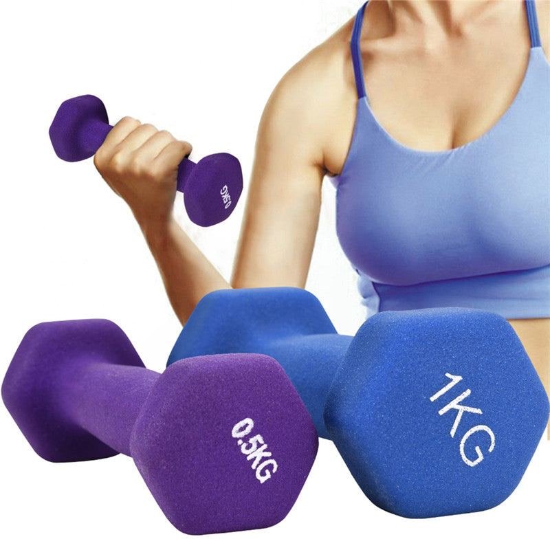 Unleash Your Fitness Potential with the Household Dipped Matte Dumbbell