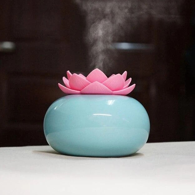 Discover the Serenity of the Lotus Aroma Humidifier