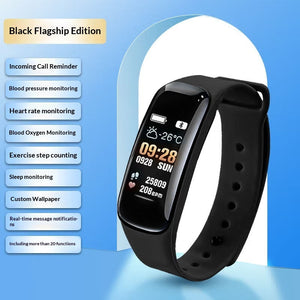 Unlock Your Potential with the Smart Multifunctional Fitness Pedometer Alarm Clock Bluetooth Watch
